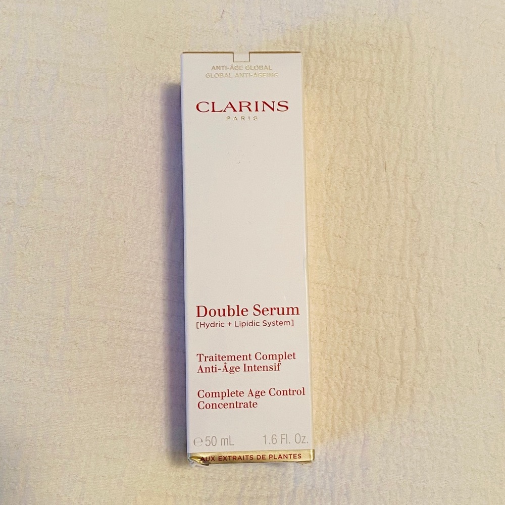 New in box Clarins Double Serum